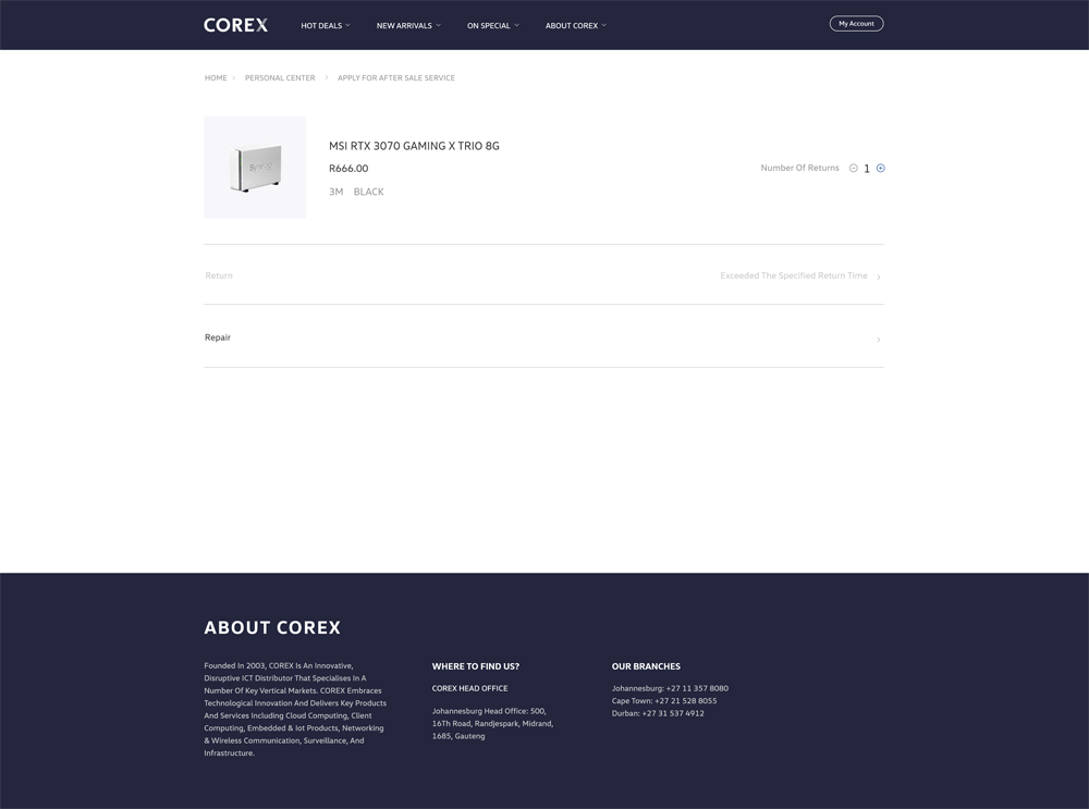 COREX外贸商城--响应式设计开发(图15)
